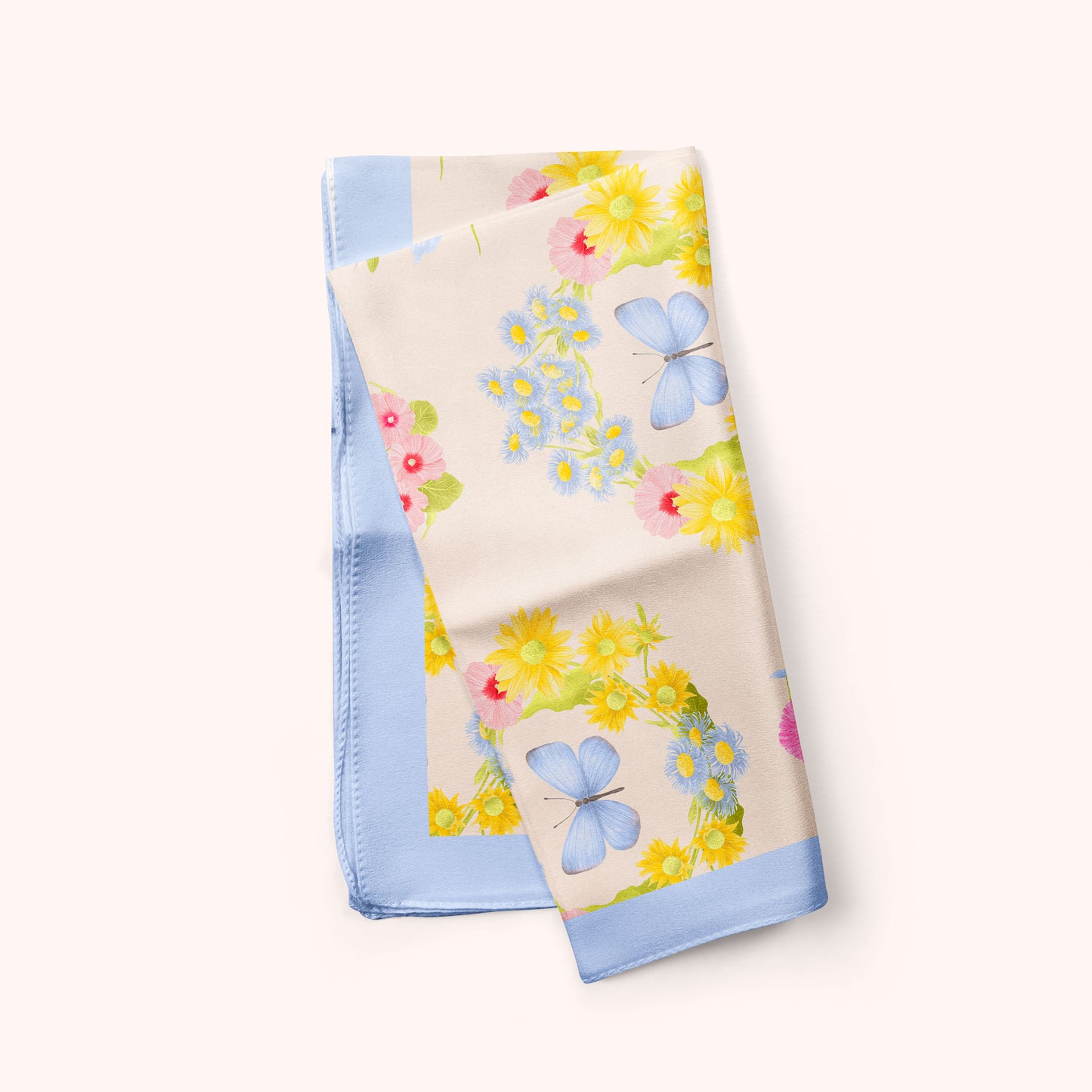 Butterflies Silk Scarf