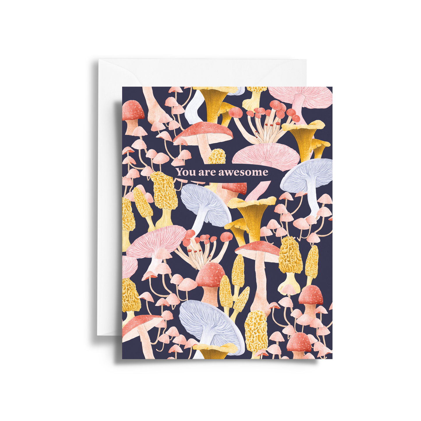 You Are Awesome Card | Whimsical Mushroom
