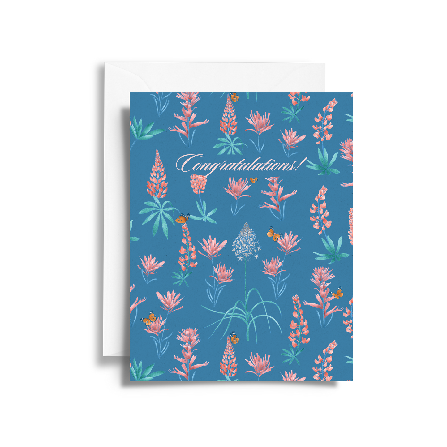 Congratulations Card | Alpine Meadow Blooms