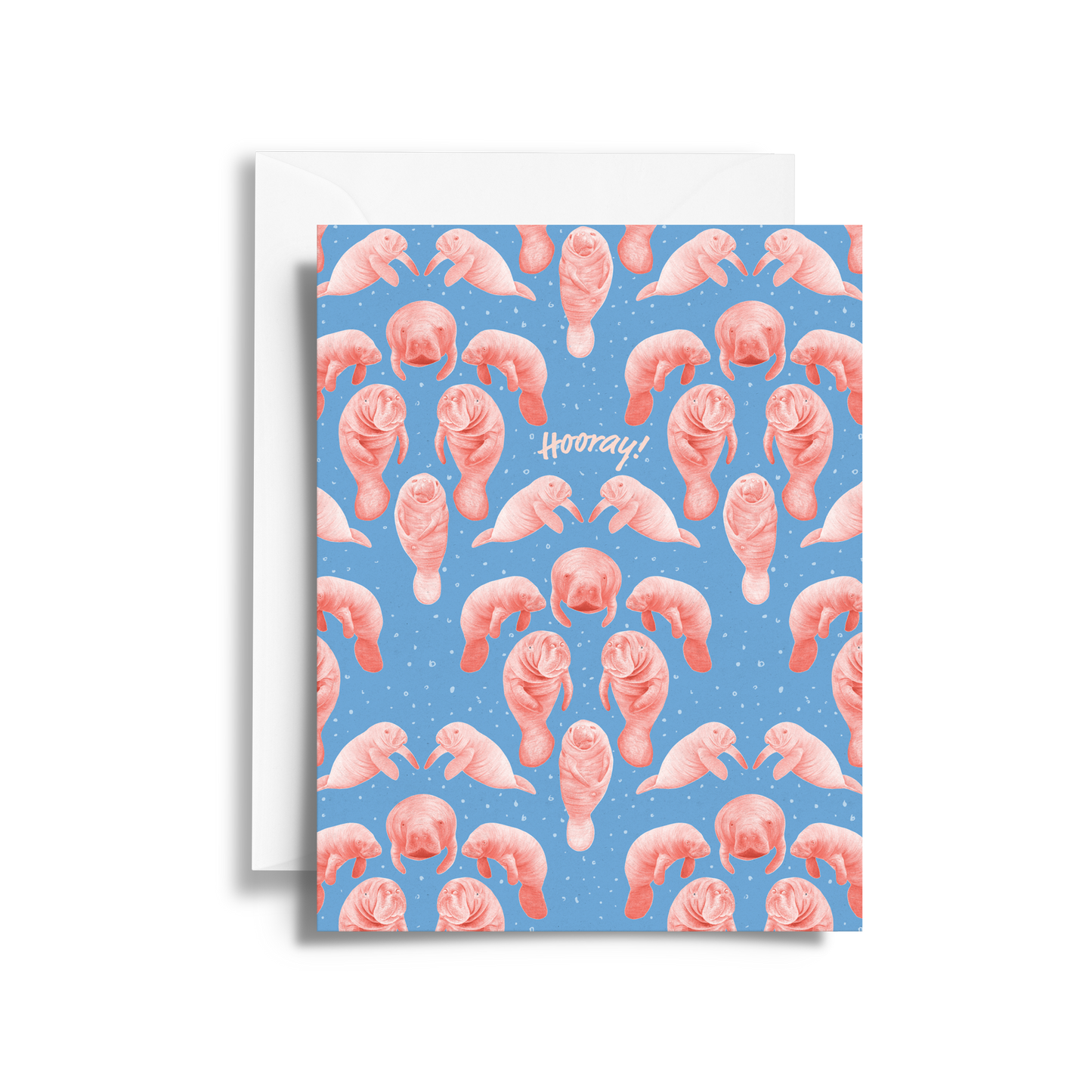 Manatee Hooray Card