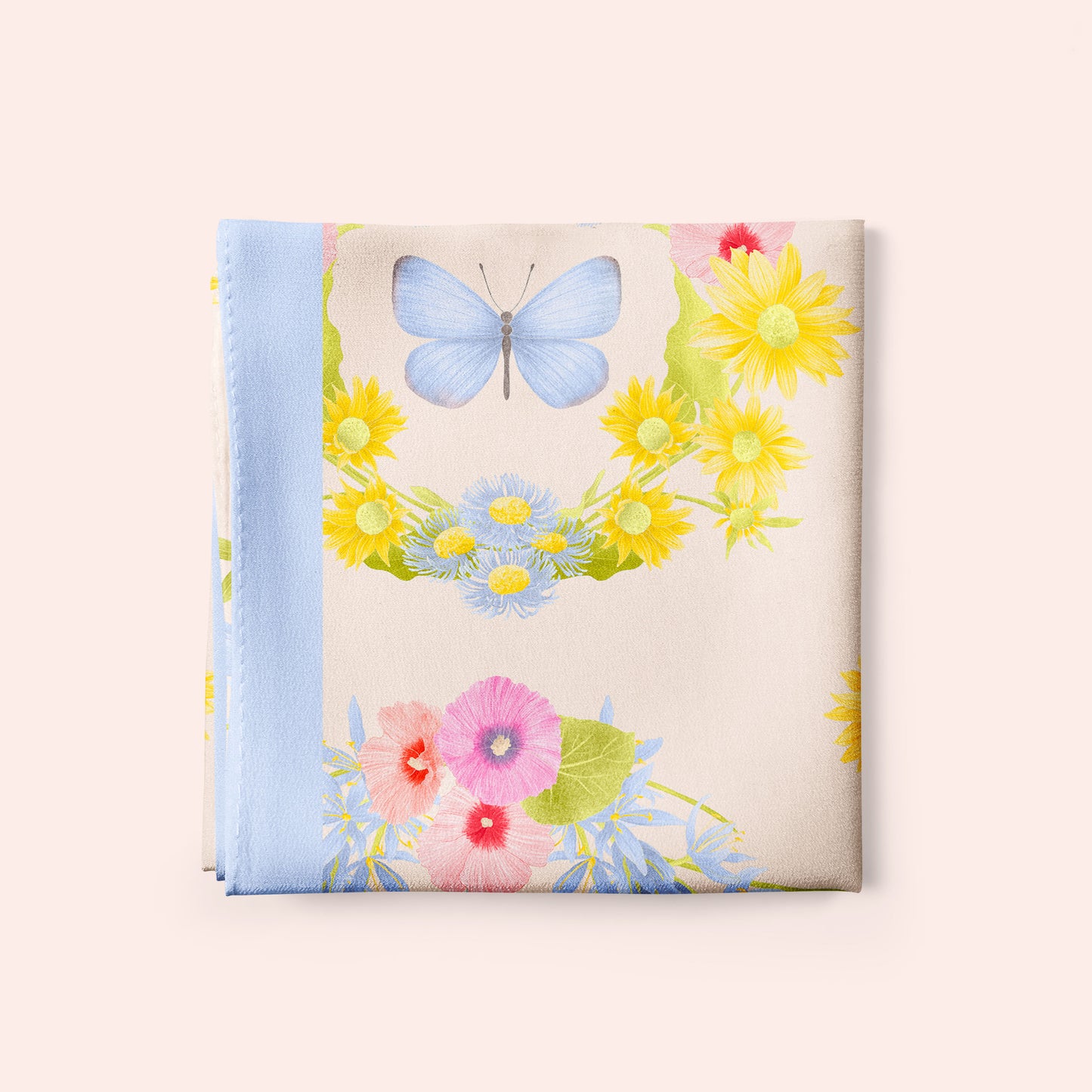 Butterflies Silk Scarf