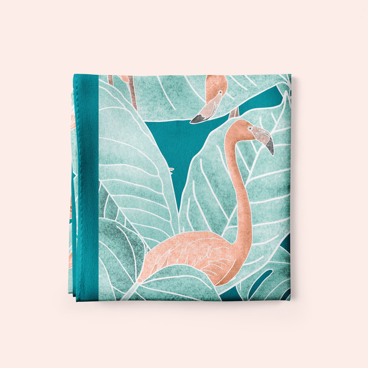 Flamingos Silk Scarf