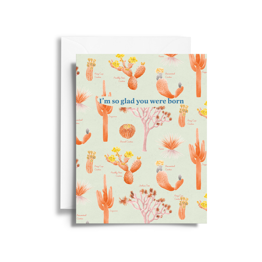 Desert Birthday Card | Cactus Garden