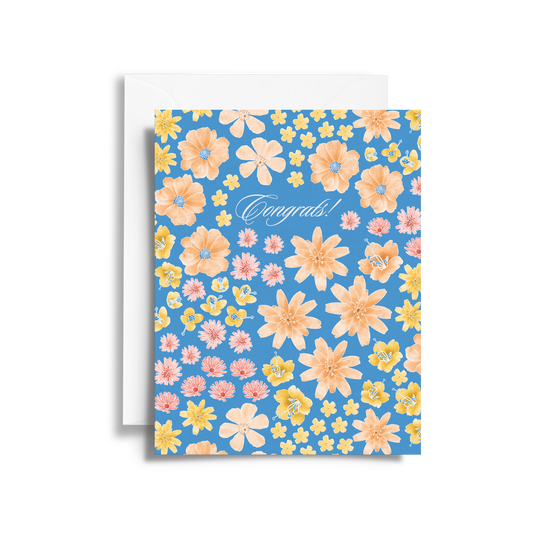 Congrats Card | Spring Blooms
