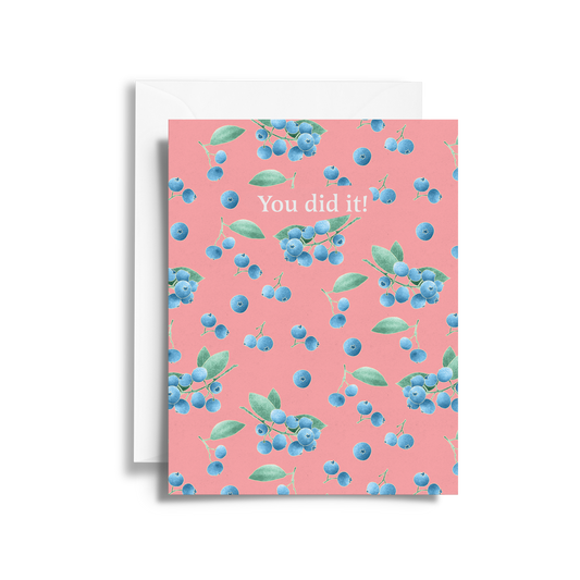 You Did It Card | Huckleberry Pattern