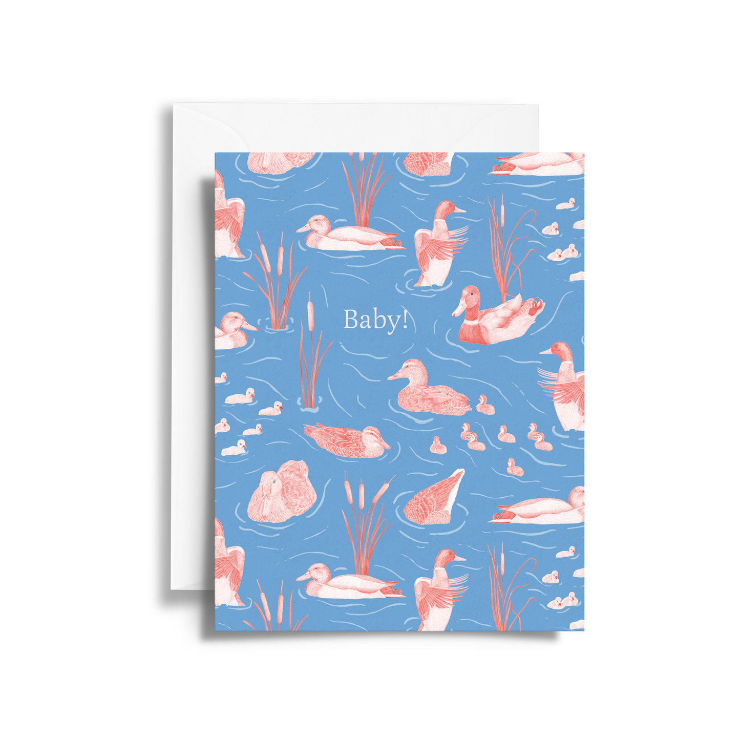 Baby! Card | Duck Pond Pattern