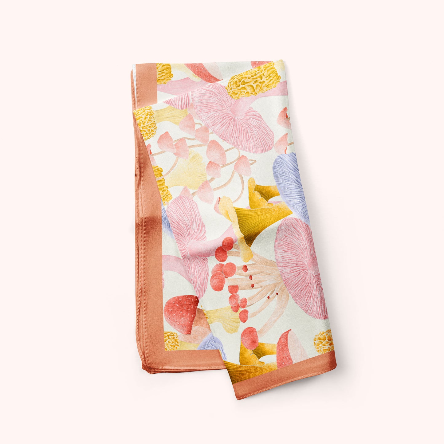 Mushroom Silk Scarf I